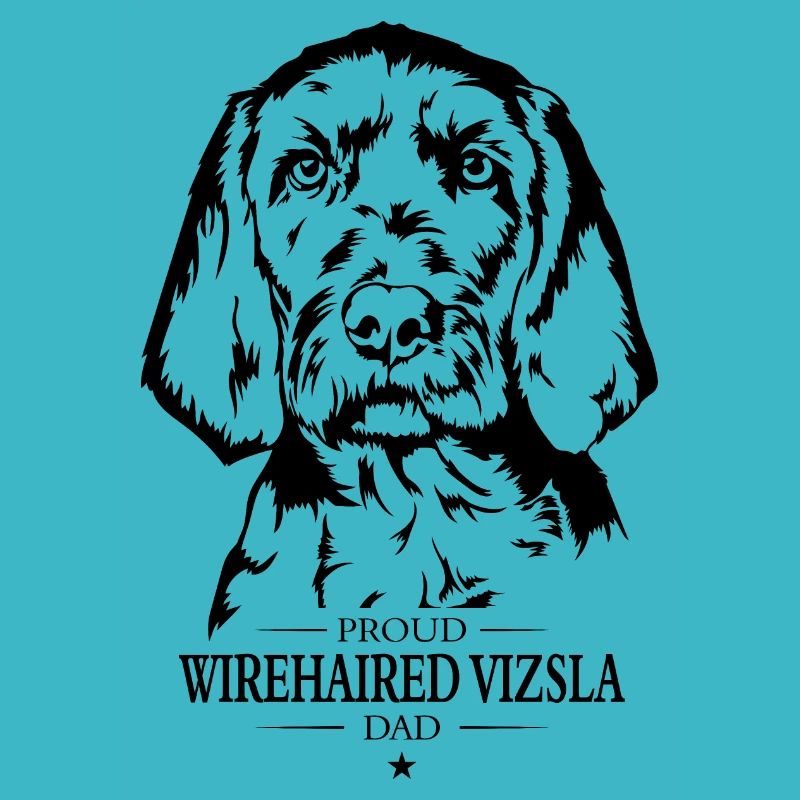 Vizsla à poil dur papa Drahthaar Vizsla wilsigns