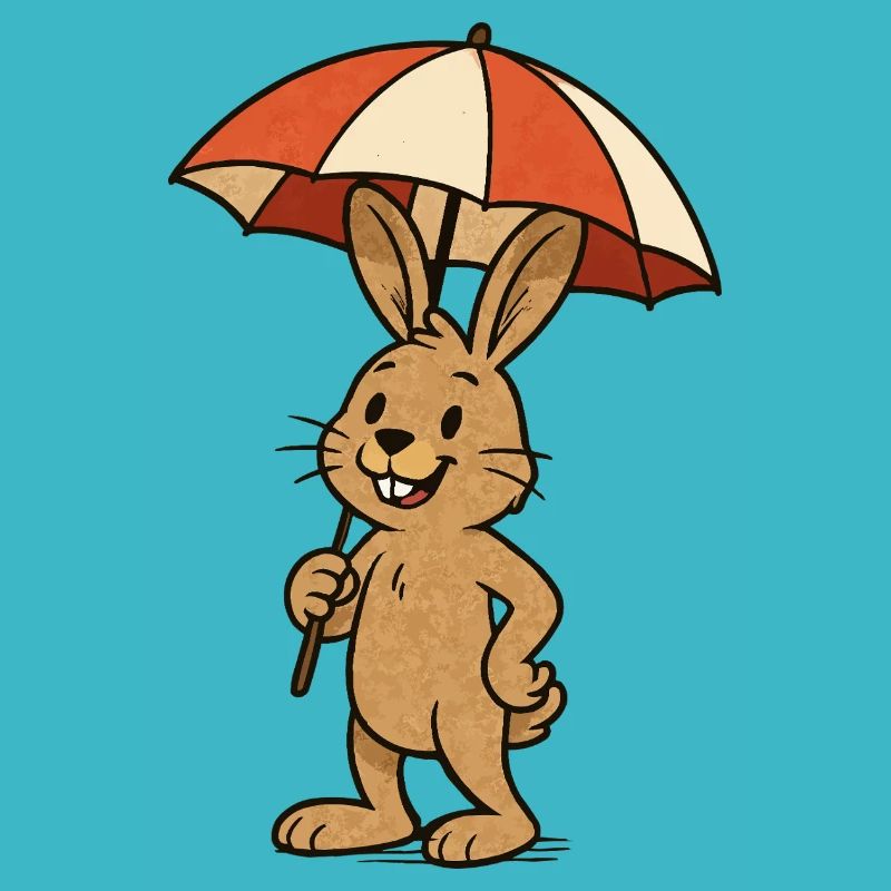 rabbit parasol bunny