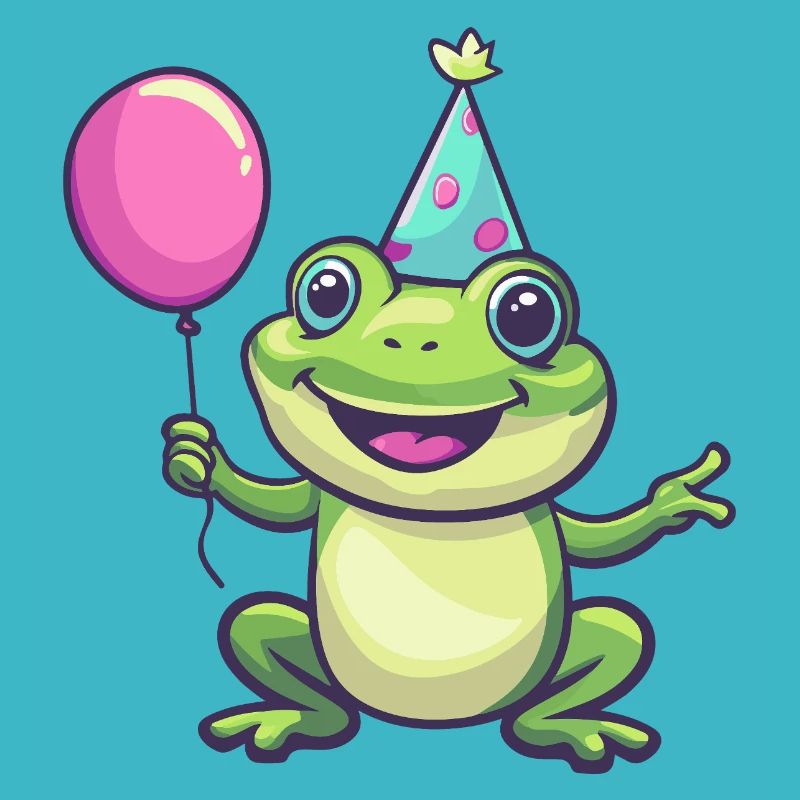 grenouille crapaud anniversaire bébé