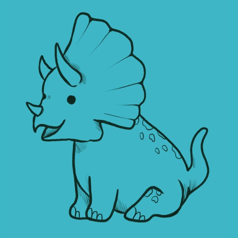 Doux Triceratops Dino