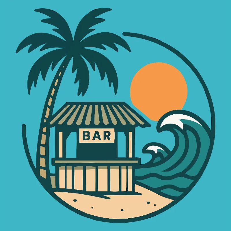 Bar de l’île de plage