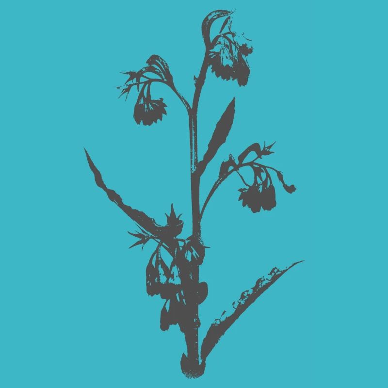 Blume - Scherenschnitt - Silhouette DEKO