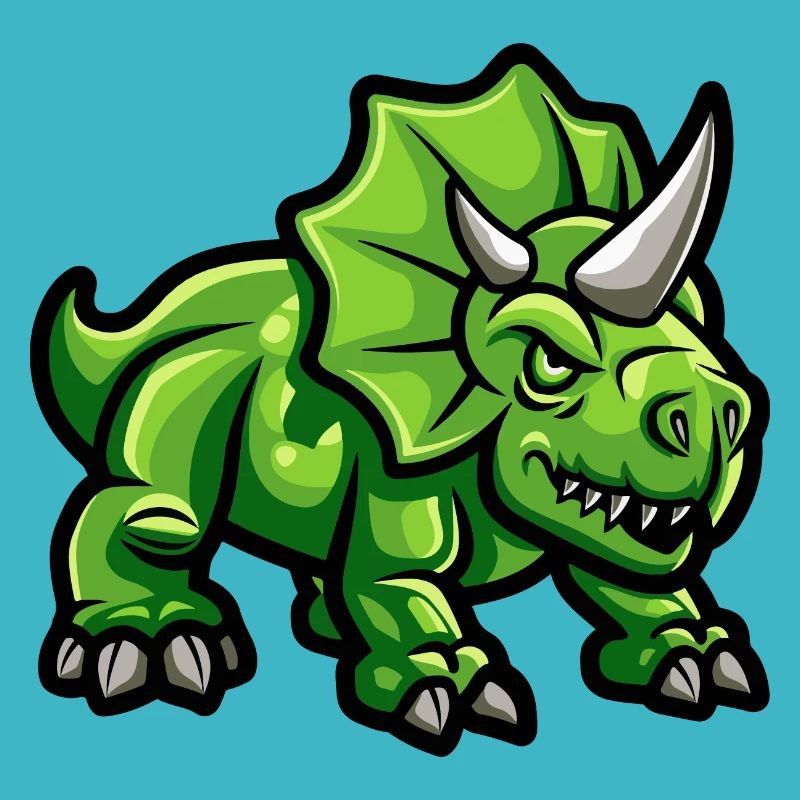 Dinosaur triceratops Comic