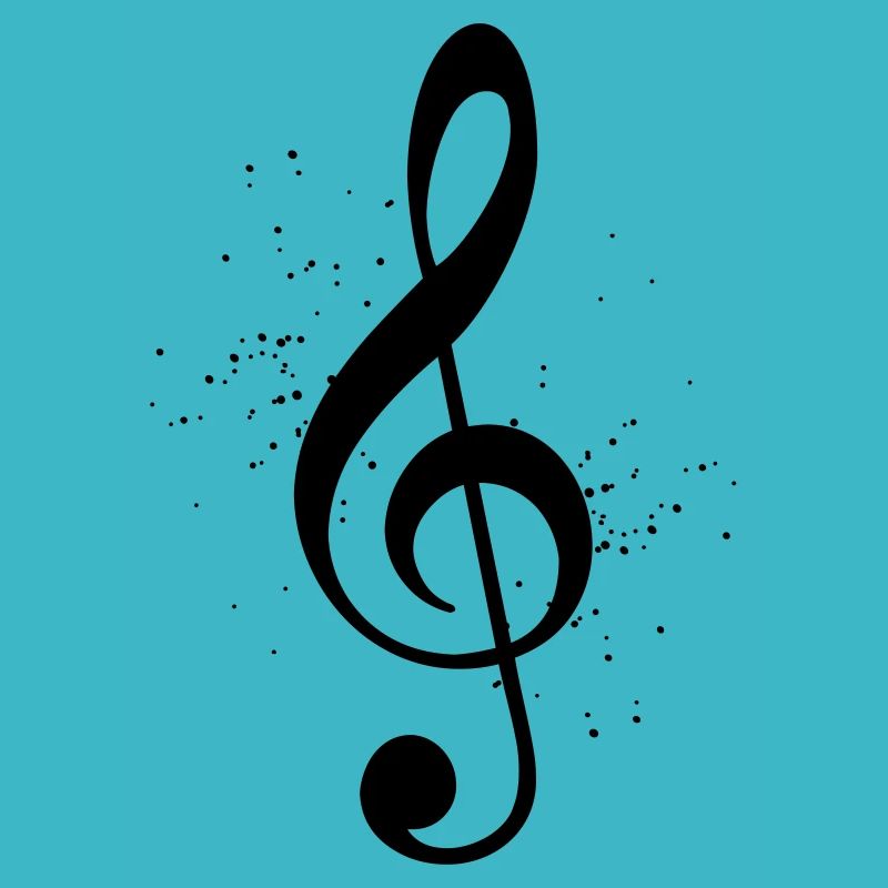 Clef music icon gift