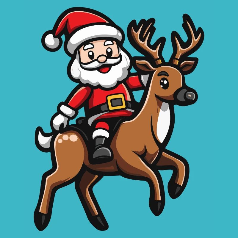 Hirsch Weihnachtsmann