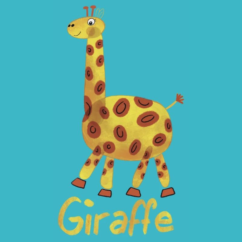 Giraffe – Süßes Tiermotiv 🦒💛