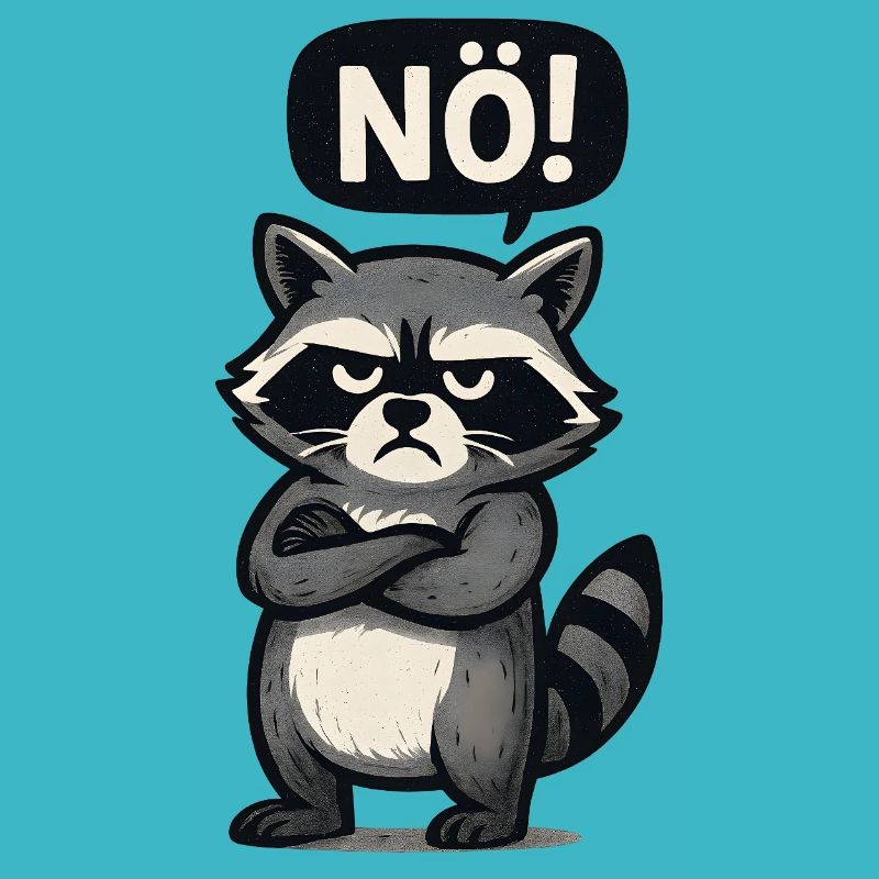 Nö Einfach Nein Waschbär