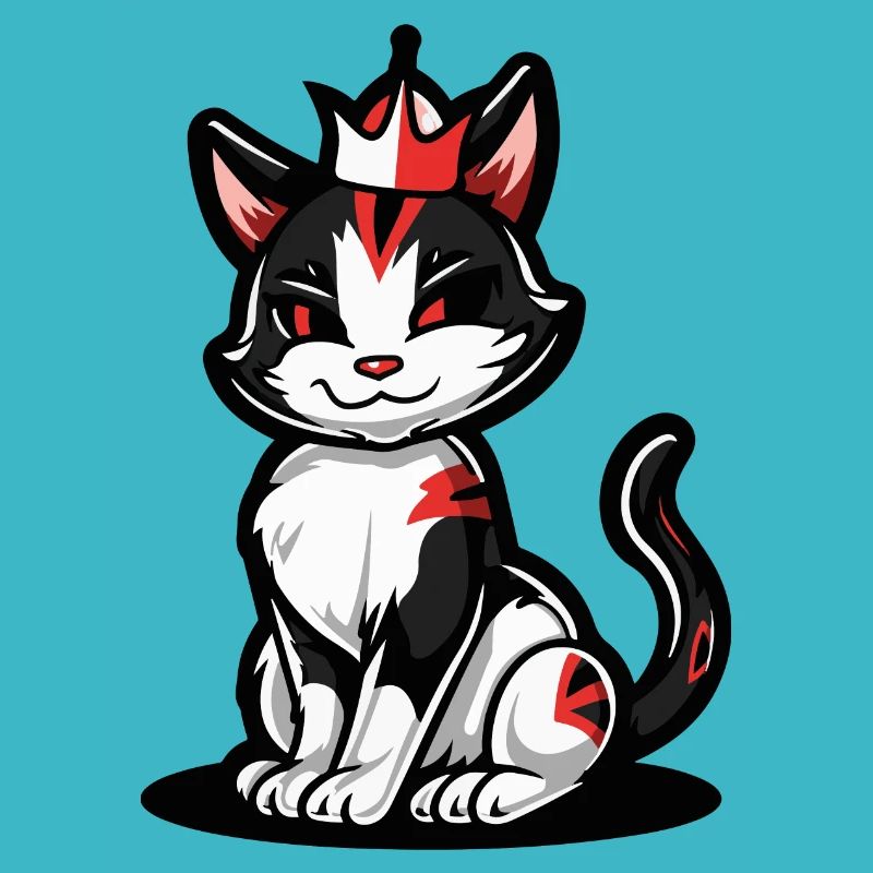 Cat Comic Crown