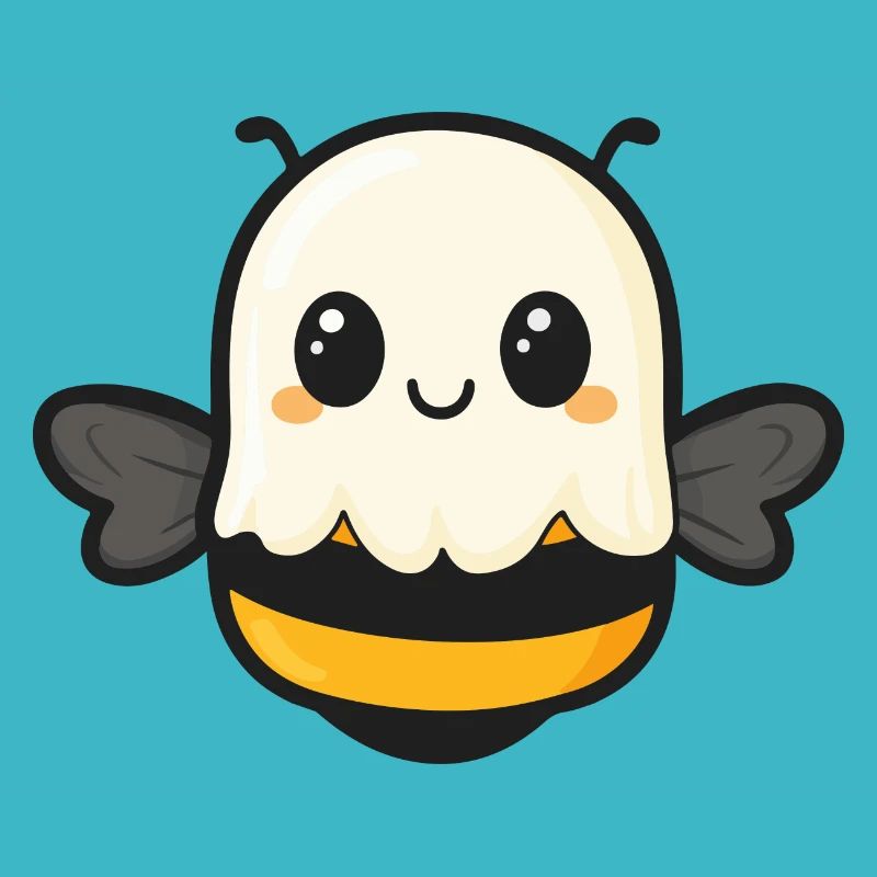 Bee Halloween Funny Ghost