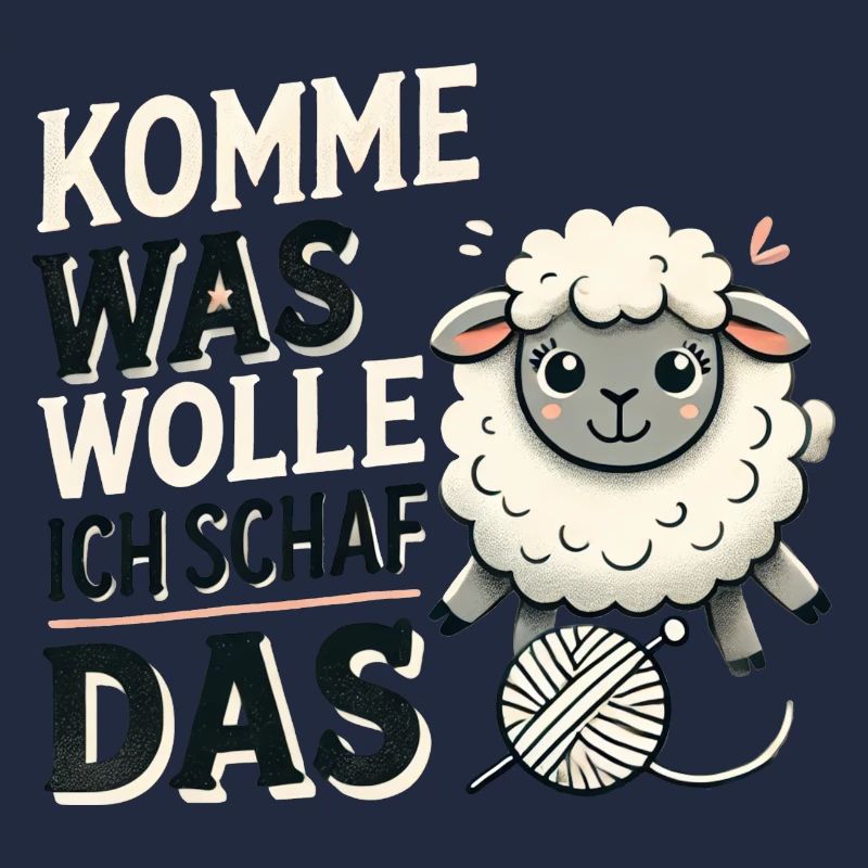 Komme was wolle ich Schaf das