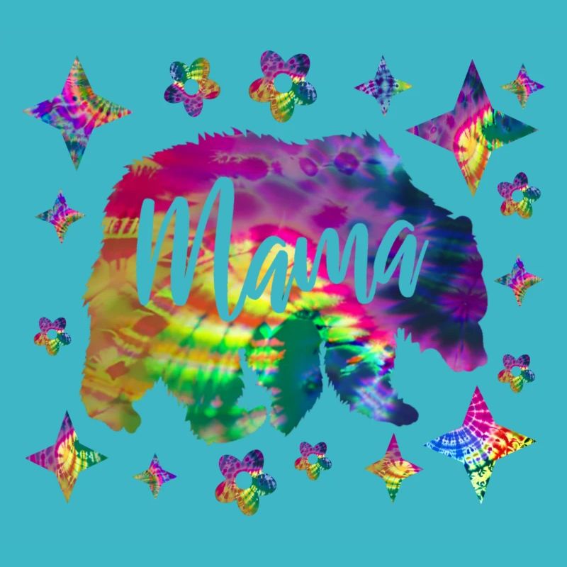 Mama Bear Batik Tie Dye