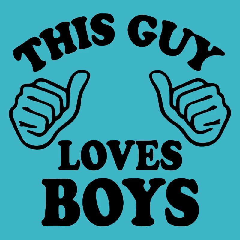 This guy loves boys