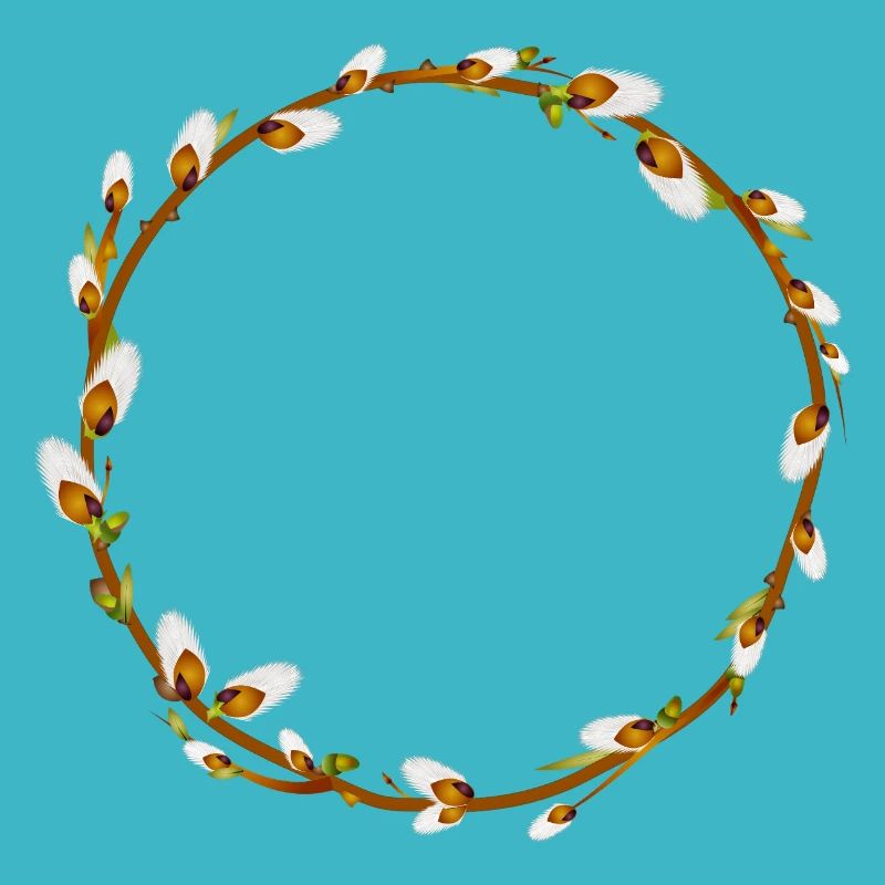 Simple Willow Wreath – Spring Decoration