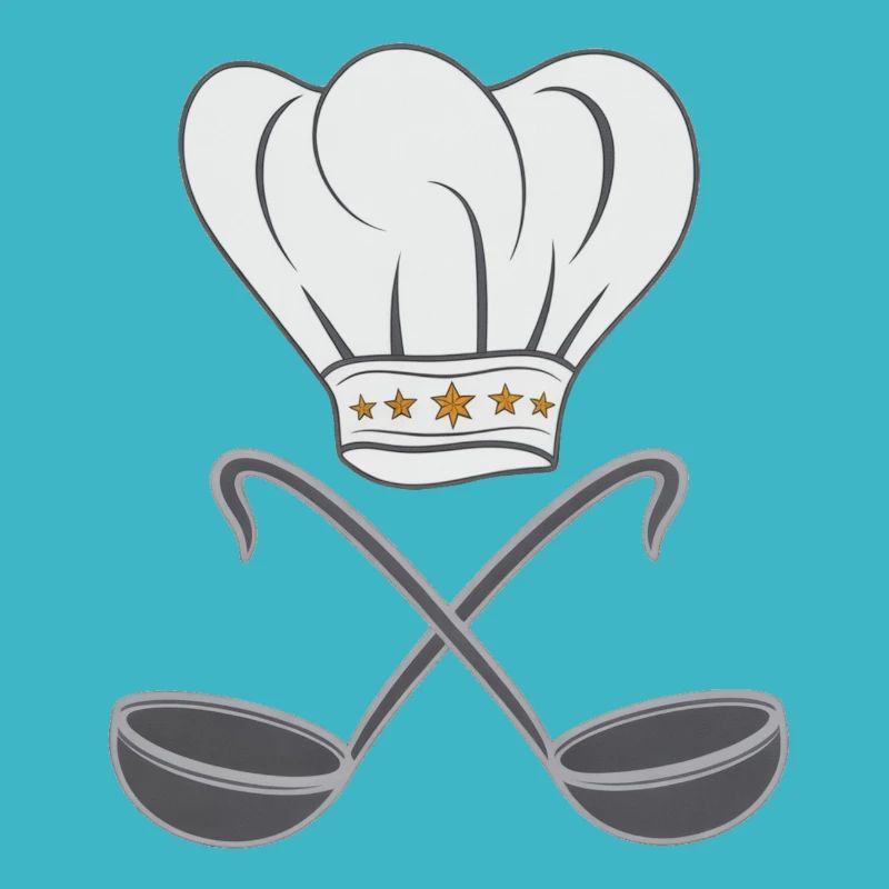 Chef's hat, spoon