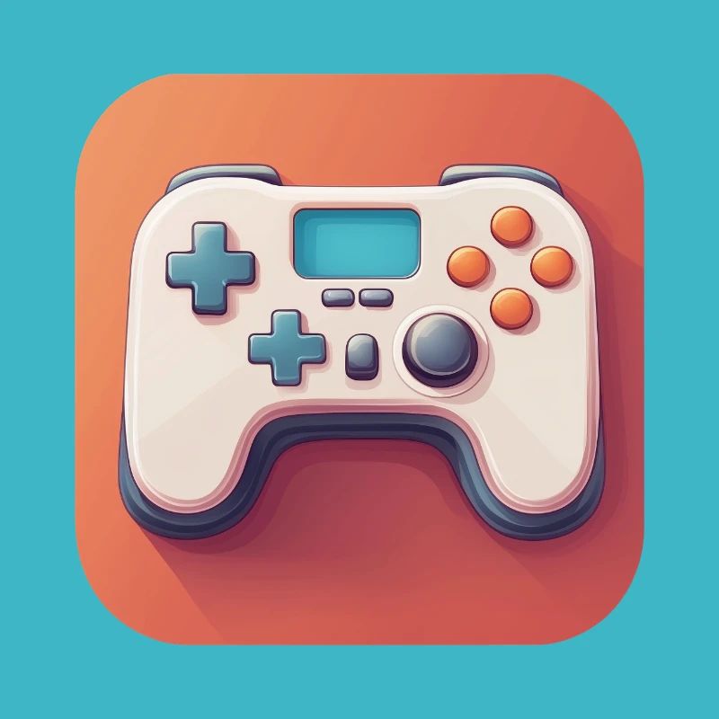 Design manette jeu vidéo
