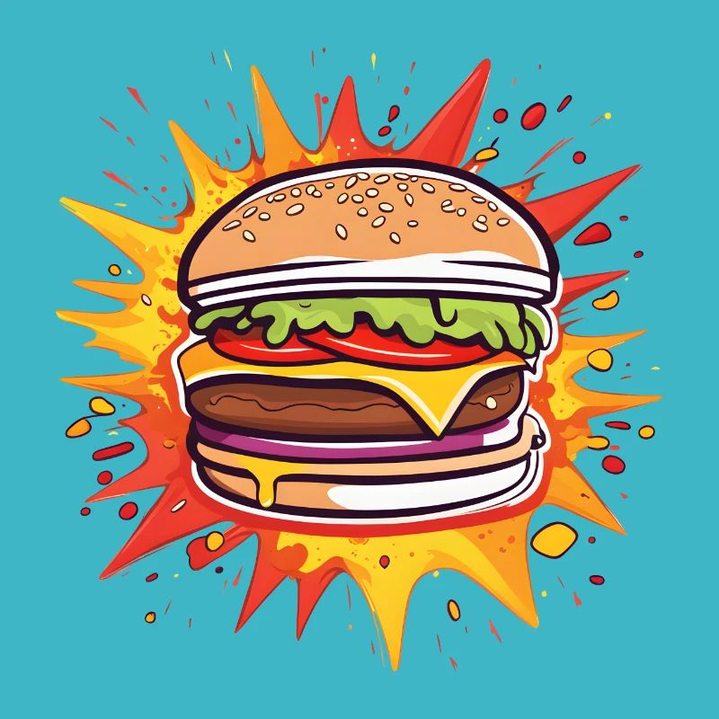 Burger plein de saveur