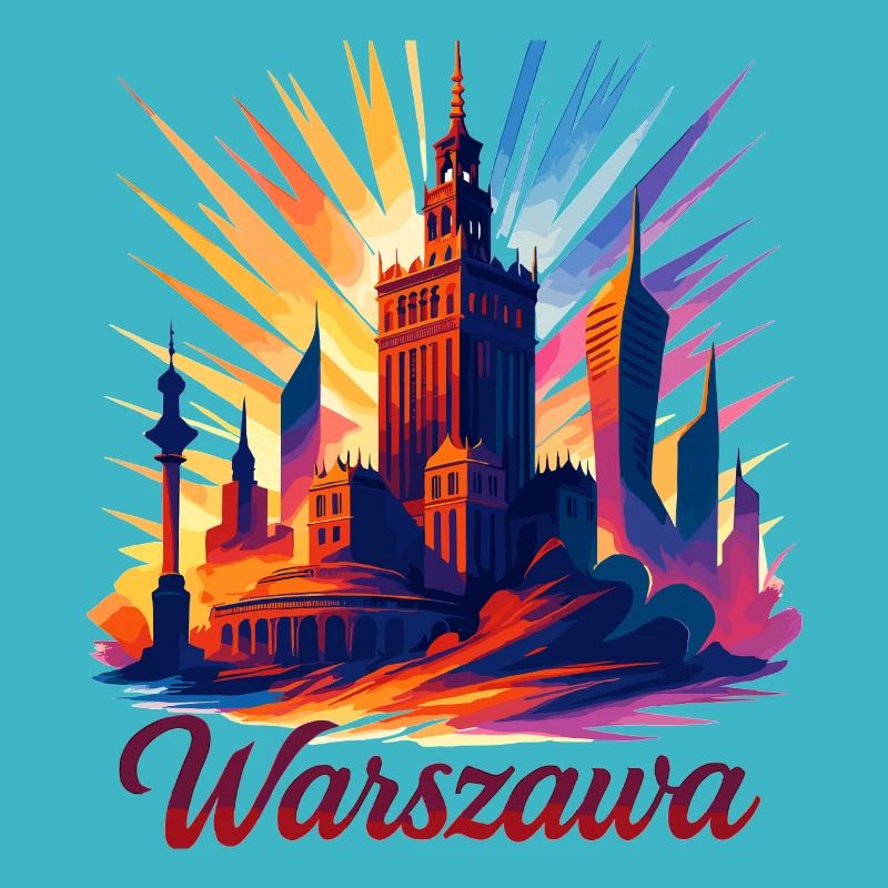 Varsovie Warszawa Capitale Pologne Cadeau