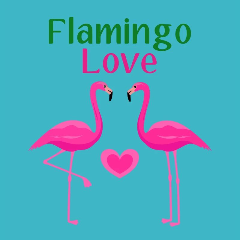 Flamingo love