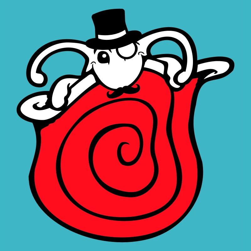 M. Escargot Sir Cylindre Monocle Riche Riche