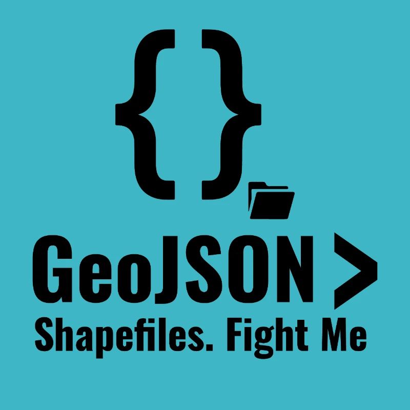 Debatte über GeoJSON-Shapefiles GIS-Datenformat