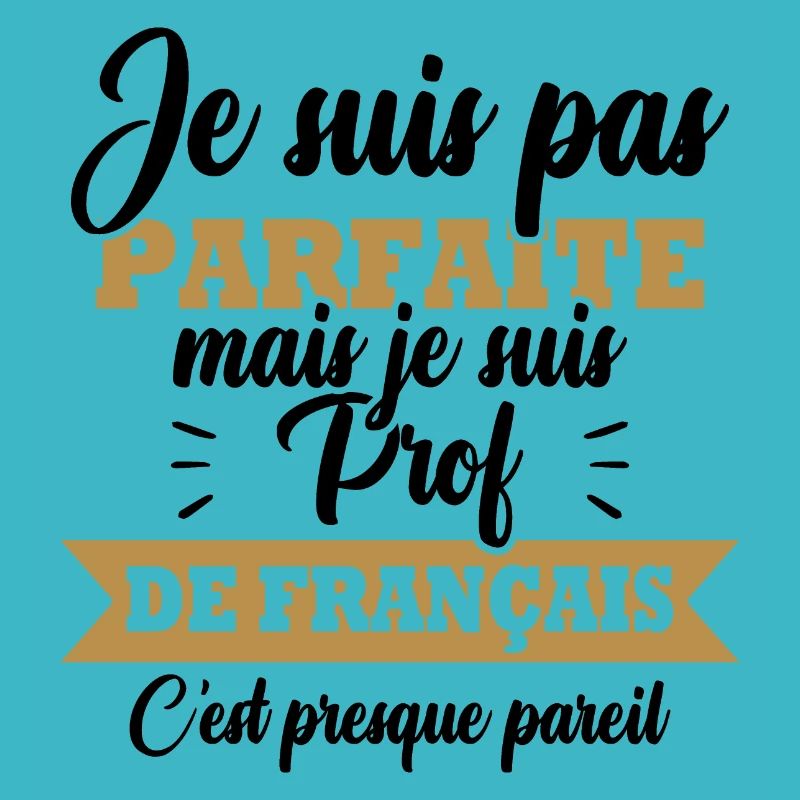 Pas parfaite mais je suis prof de français