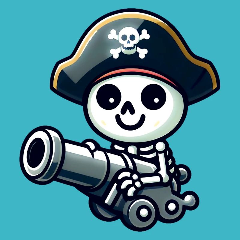 Pirate Skull - Skeleton Treasure