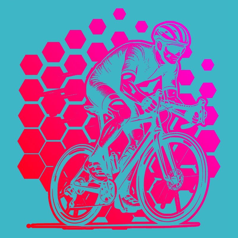 Message clair sur le vélo de route