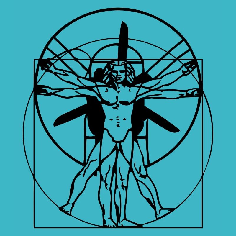 Leonardo da Vinci Vitruvian PPG Man