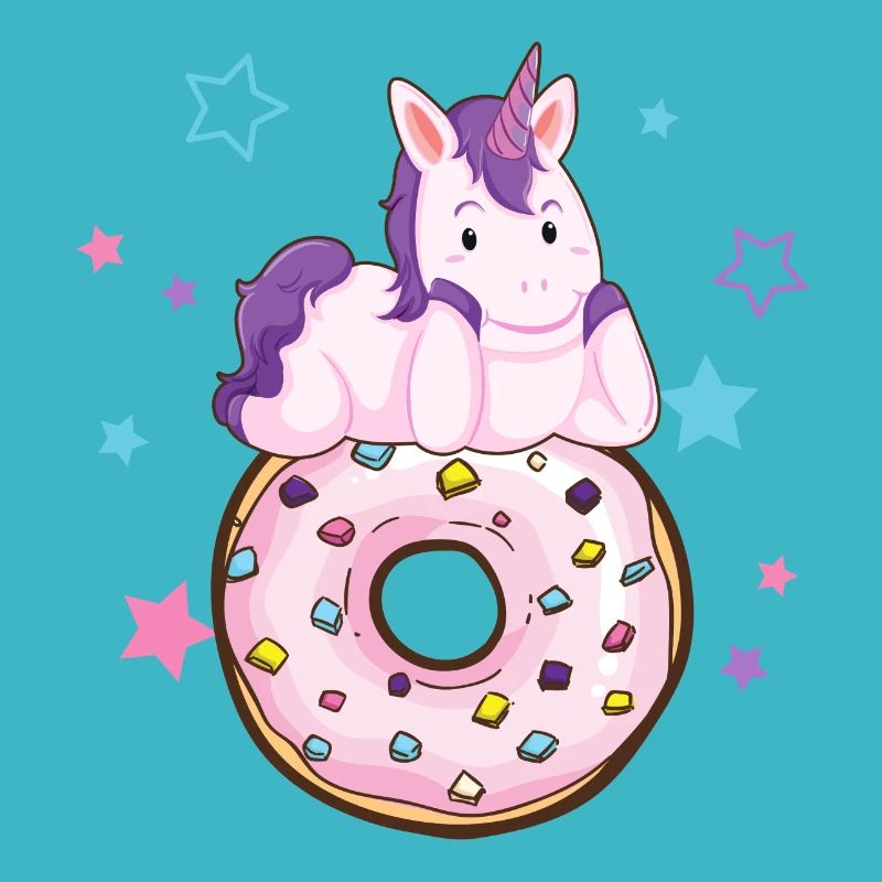 Einhorn mit Donut