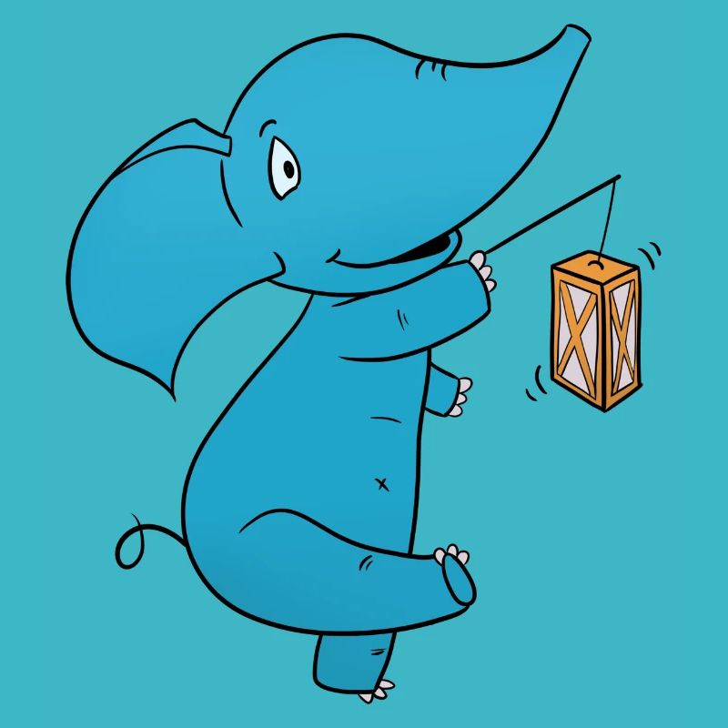 Elefant Laterne