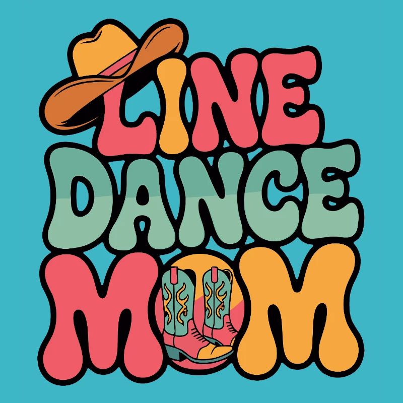 Line Dance Mom Linedance Mama Geschenk