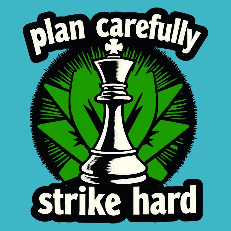 Schach plan carefully strike hard