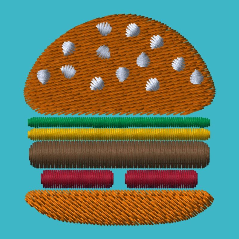 Burger bestickt