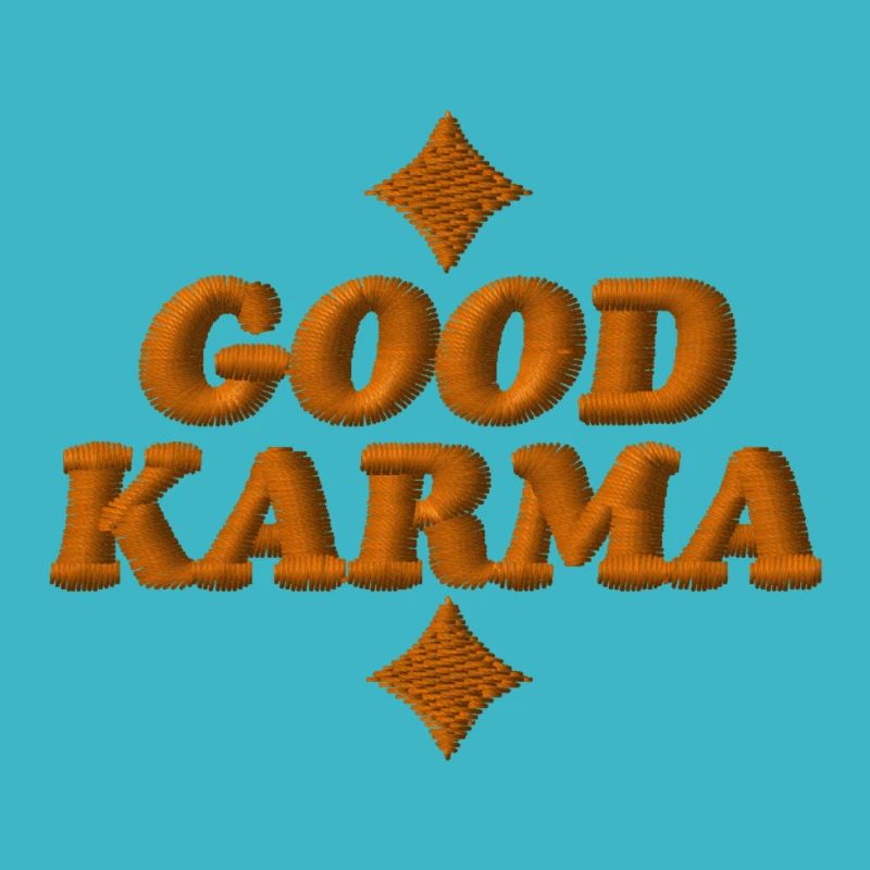 Good Karma Embroidered
