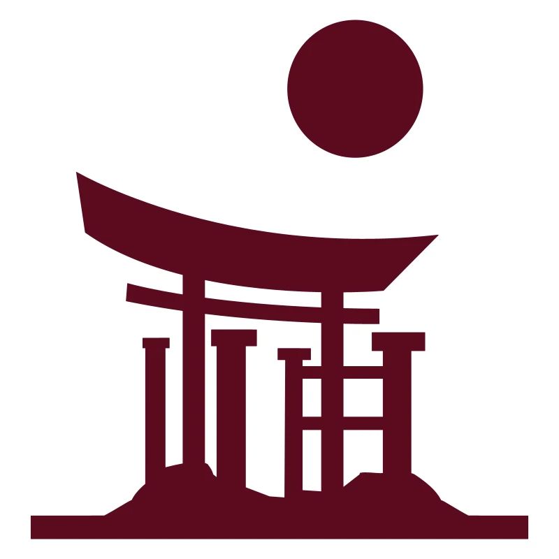 japan gate silhouette