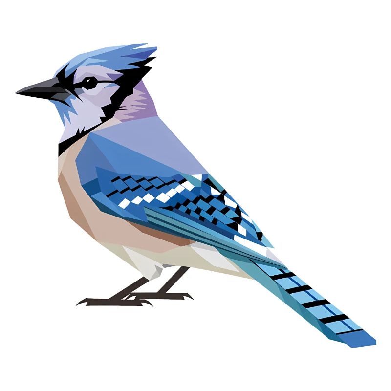 Blue Bird - Cooles Vogel Logo
