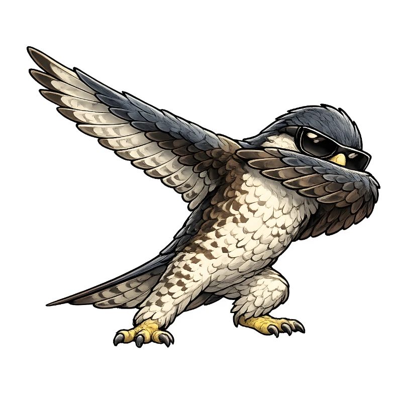 Dabbing Falke