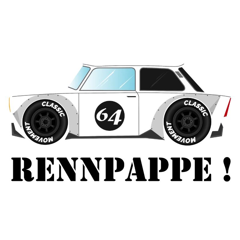 RENNPAPPE! Retro Rallye Auto Design
