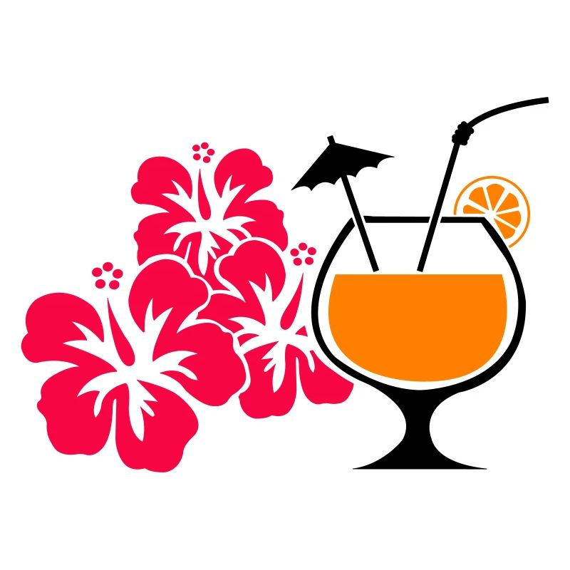 Boisson cocktail à l’hibiscus d’Hawaï