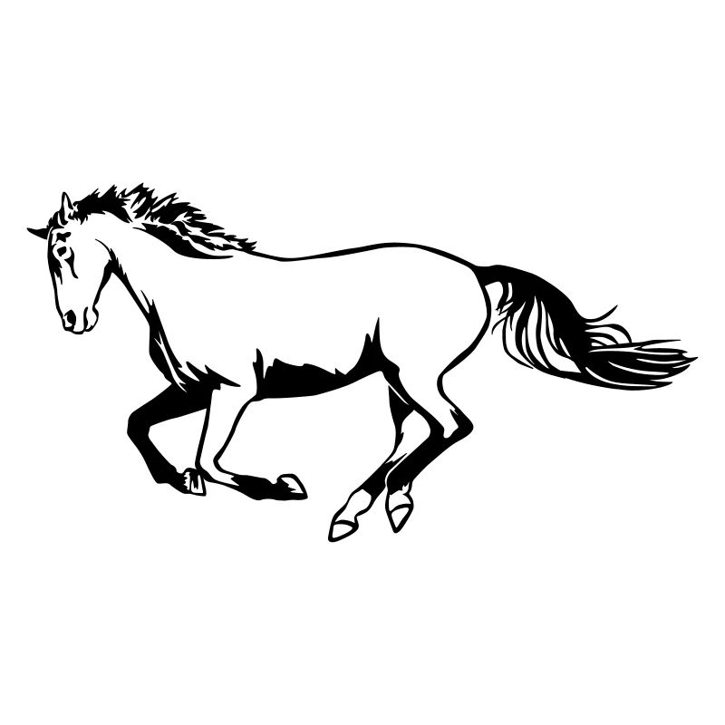 Cheval galopant