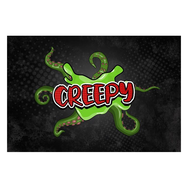 Effrayant Halloween Style Graffiti Lettrage