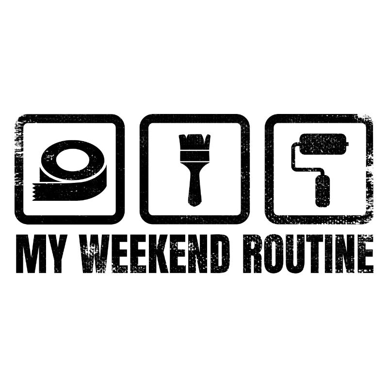 Maler Wochenendroutine