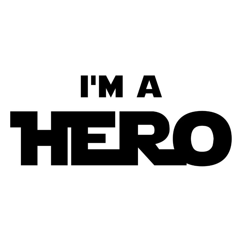 Ich bin ein Held (schwarz)