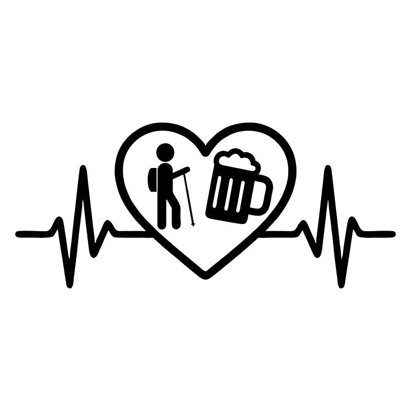 Heart Camping Bier