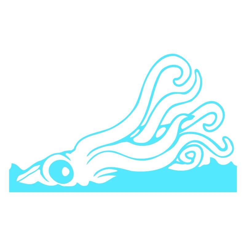 Octopus Water Surface Tentacle Attack Sea Monster