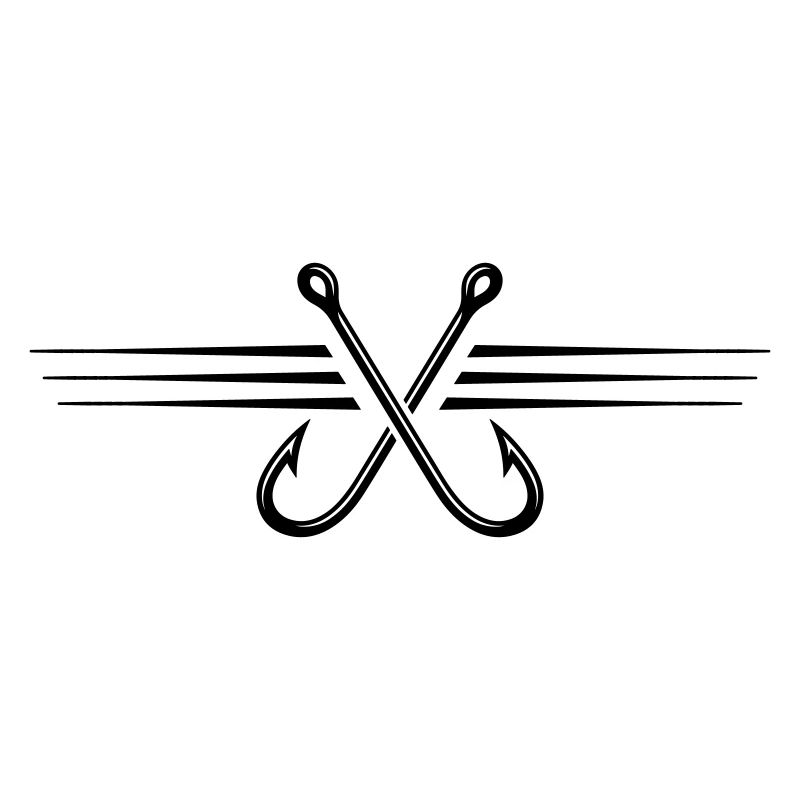 Fish hook icon