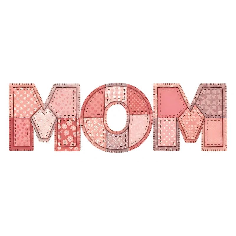 Mom Patchwork Floral Pattern Gift