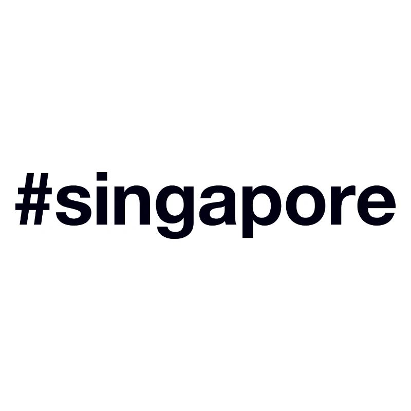 SINGAPOUR Hashtag Singapour
