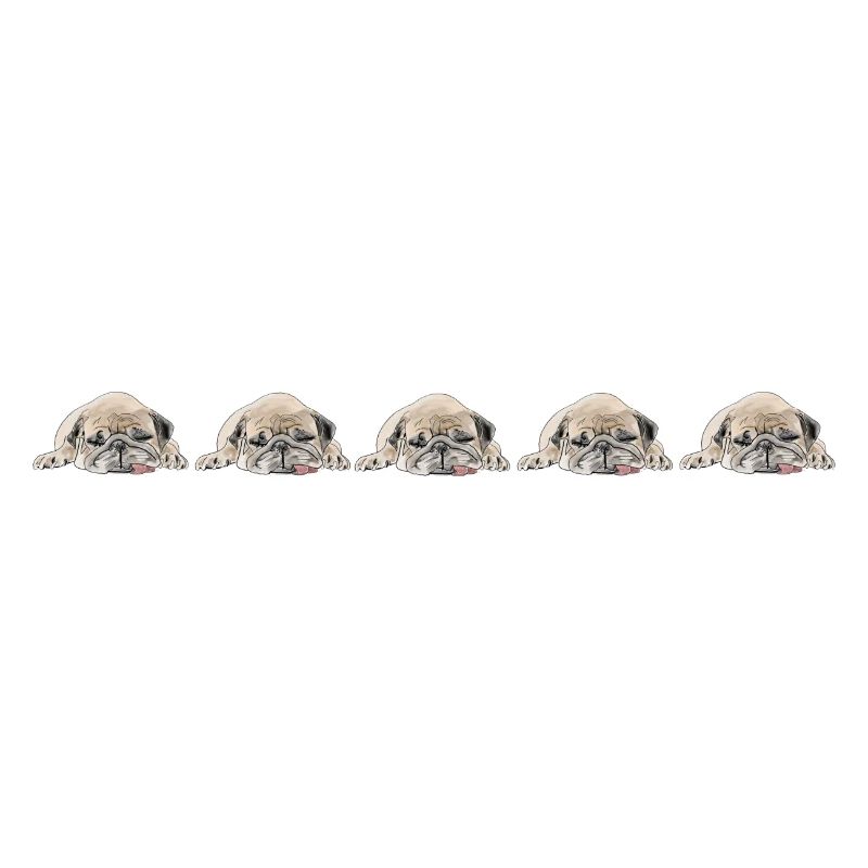 5 Möpse