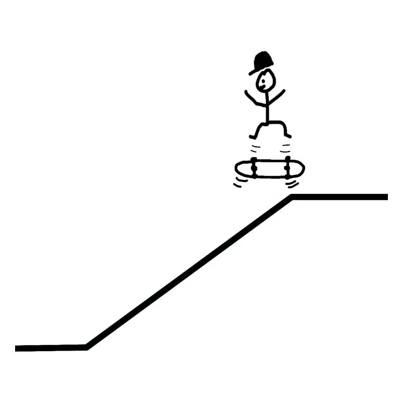 Skateboard Kickflip Junge Cap Cool